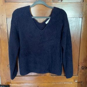 H&M Fuzzy V-Neck Sweater